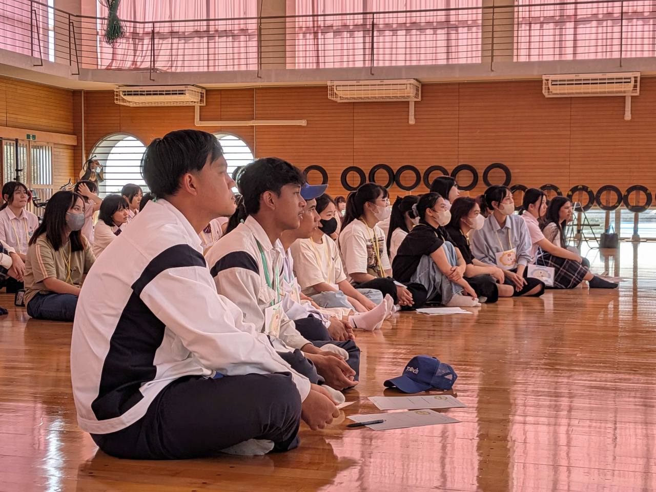 講義を聞く様子