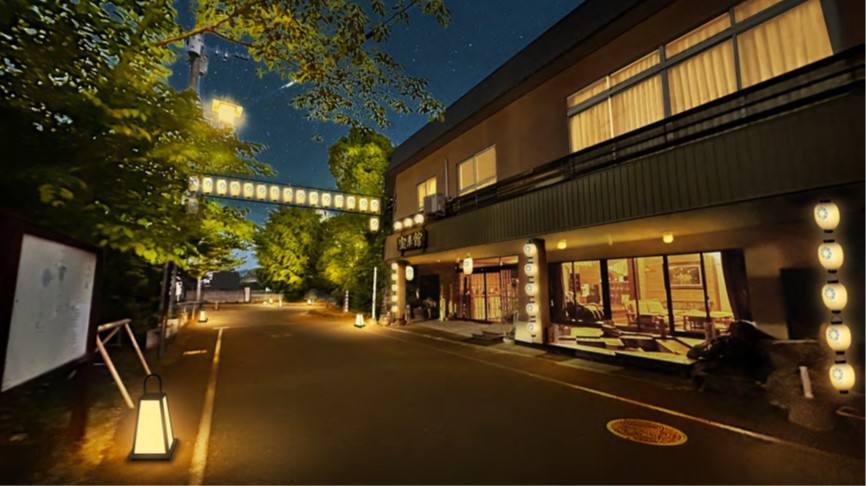 宝来館夜景図