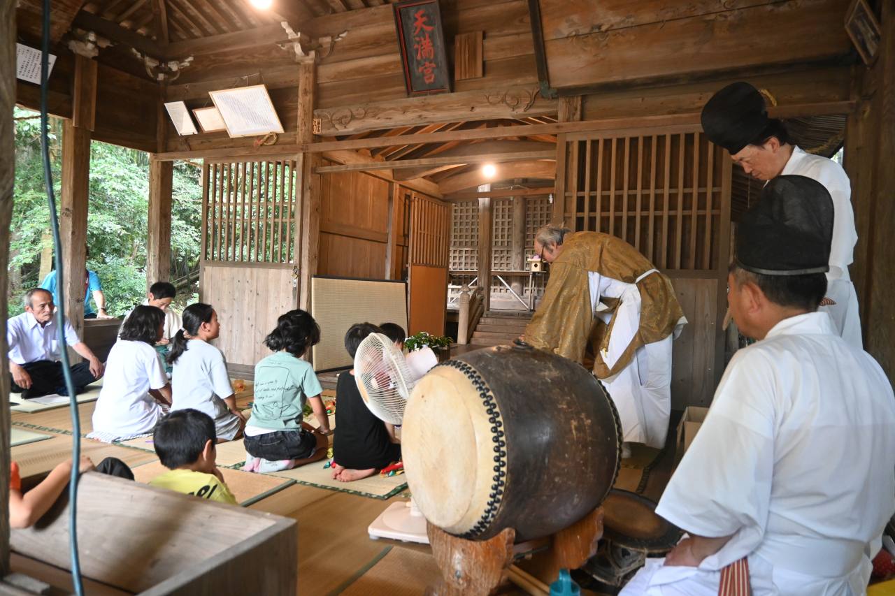 子ども神楽体験