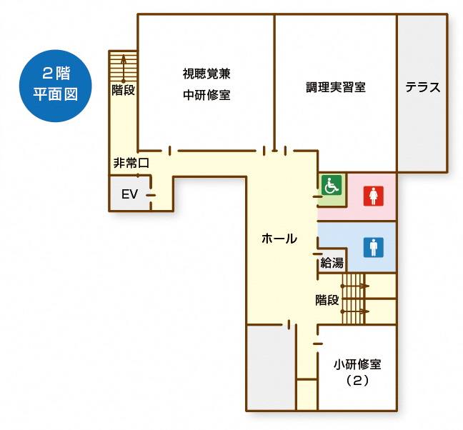 旭志公民館2階平面図