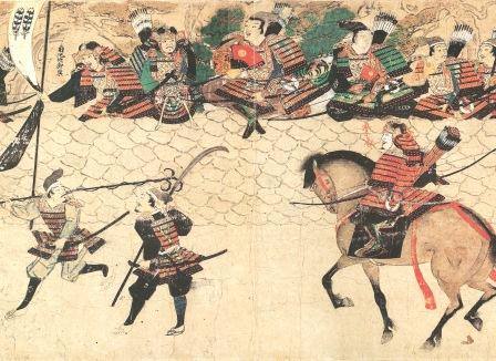 蒙古襲来を描いた絵画の画像