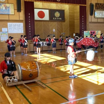 出田の獅子舞の写真