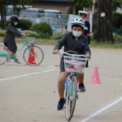 交通安全教室の写真