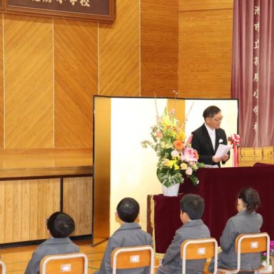 入学式の様子