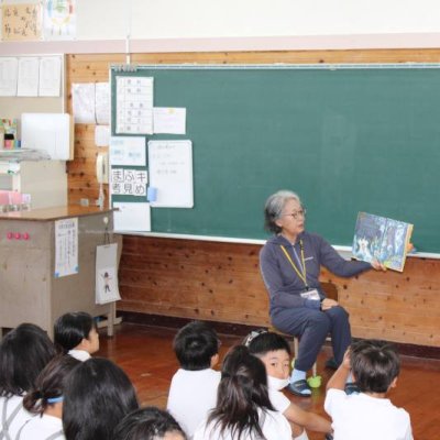 １年生の読み聞かせ