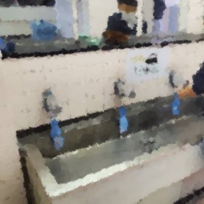 センサー付きの蛇口の画像