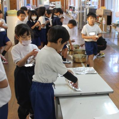 アルミでくるむ