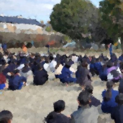火災避難訓練の画像