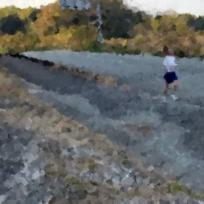 持久走大会に向けて練習している1枚目の画像