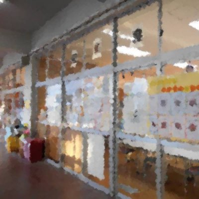 図書室前のろうか1枚目の画像