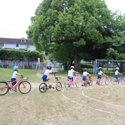自転車のおし方