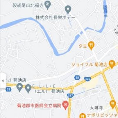 菊池南中学校　マップ