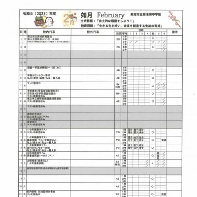 ２月行事