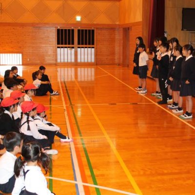 赤団の結団式の様子