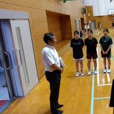 教育長激励訪問