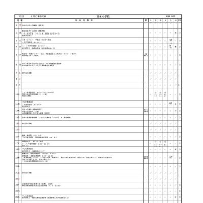 ６月月行事