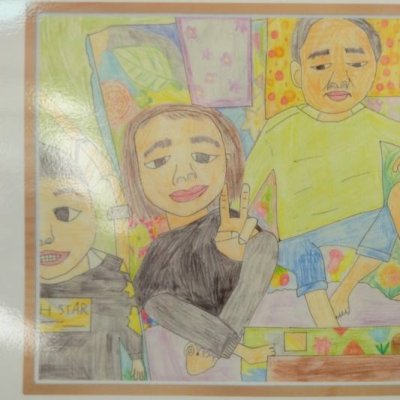 描かれた絵の画像