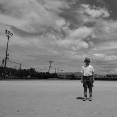 写真のタイトル「暑い日」