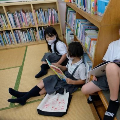 写真のタイトル「『読書』に夢中」